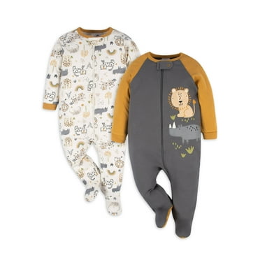 Gerber Baby Boy Sleep N Play, 2-Pack, Sizes Newborn - 3/6 Months