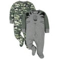 thumbnail image 1 of Gerber Baby Boy Sleep 'N Play Footed Pajamas, 2-Pack, 1 of 5