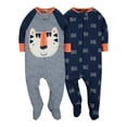 thumbnail image 1 of Gerber Baby Boy Sleep 'N Play Footed Pajamas, 2-Pack, 1 of 4