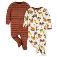 thumbnail image 1 of Gerber Baby Boy Sleep 'N Plays, 2 Pack, Preemie - 6-9 Months, 1 of 8