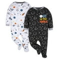 thumbnail image 1 of Gerber Baby Boy Sleep 'n Play Footed Pajamas, 2-Pack (0/3 Months - 6/9 Months), 1 of 8