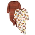 thumbnail image 1 of Gerber Baby Boy Sleep 'n Play Footed Pajamas, 2-Pack (0/3 Months - 6/9 Months), 1 of 7