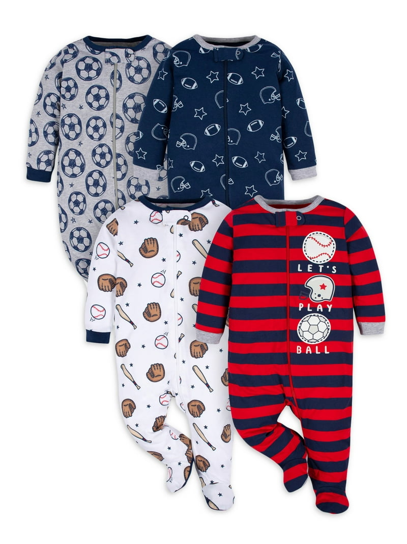 Gerber Baby Boys 2 Pack Sleep N Plays Size 0-3 Months Trees - Foto 4
