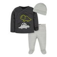 thumbnail image 1 of Gerber Baby Boy Take-Me-Home Set, 3-Piece (Preemie - 3/6M), 1 of 7