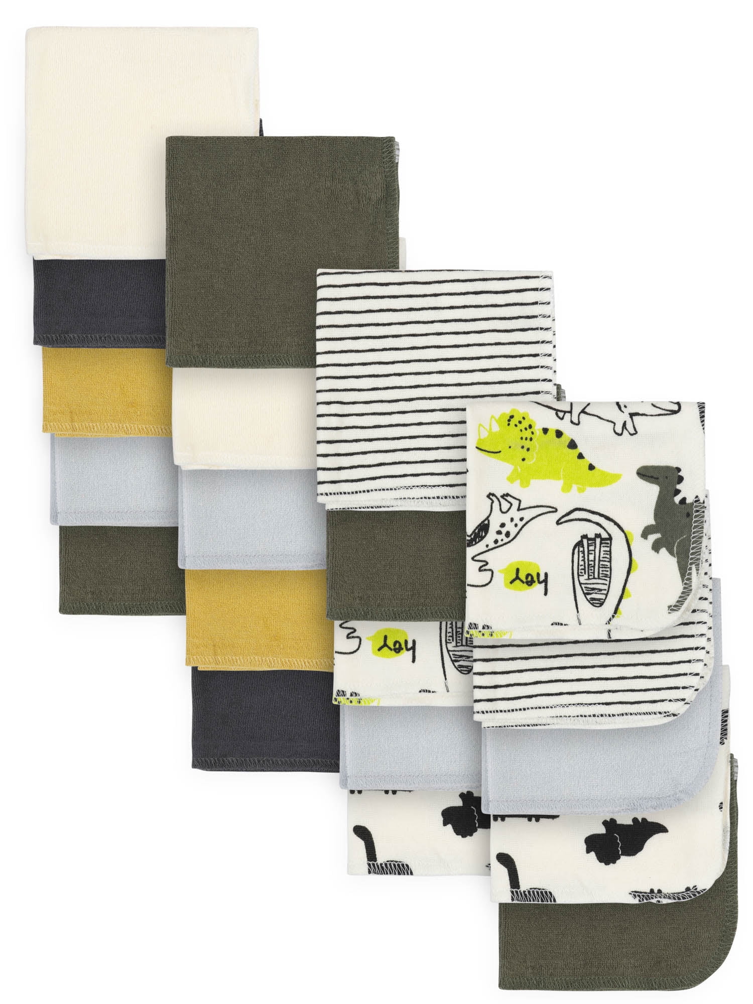 Gerber Baby Boy Washcloths, 20Pack