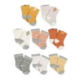 thumbnail image 1 of Gerber Baby Boy or Girl Gender Neutral Jersey Crew Wiggle-Proof Socks, 8-Pack (0-3 Months - 6/9 Months), 1 of 9