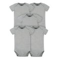 thumbnail image 1 of Gerber Baby Boy or Girl Gender Neutral Onesies Brand Premium Cotton Interlock Bodysuits, 5-Pack, 1 of 8