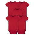 thumbnail image 1 of Gerber Baby Boy or Girl Gender Neutral Onesies Brand Premium Cotton Interlock Bodysuits, 5-Pack, 1 of 7
