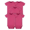 thumbnail image 1 of Gerber Baby Boy or Girl Gender Neutral Onesies Brand Premium Cotton Interlock Bodysuits, 5-Pack, 1 of 11