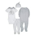 thumbnail image 1 of Gerber Baby Boy or Girl Gender Neutral Outfit Take Me Home Outfit Shower Gift Set, 4-Piece, 1 of 12