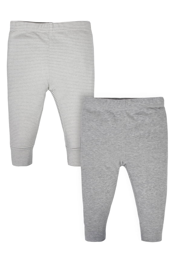 ® Baby Boy or Girl Gender Neutral Pants, 2-Pack