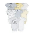 thumbnail image 1 of Gerber Baby Boy or Girl Gender Neutral Short Sleeves Onesies Bodysuits, 8-Pack (Newborn - 12 Months), 1 of 7
