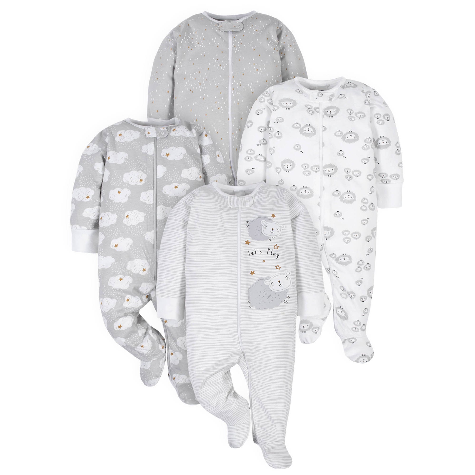 : Gerber Baby NFL Team Footed Sleep and Play : Clothing, Shoes &  Jewelry