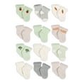 thumbnail image 1 of Gerber Baby Boy or Girl Gender Neutral Terry Wiggle-Proof Socks, 12-Pack (0-3 Months - 6/9 Months), 1 of 14