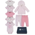 thumbnail image 1 of Gerber Baby Boy or Girl Unisex Clothes Outfit Set with Gift Box, 8-Piece (Newborn-3/6 Months), 1 of 10
