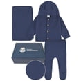 thumbnail image 1 of Gerber Baby Boy or Girl Unisex Ear Knit Hooded Sweater, Pant & Soft Blanket Outfit Set with Gift Box, 3-Piece, (Newborn-3/6 Months), 1 of 9