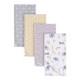 thumbnail image 1 of Gerber Baby Boy or Girl Unisex Flannel Blankets, 4-Pack, Animals, 1 of 13