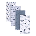 thumbnail image 1 of Gerber Baby Boy or Girl Unisex Flannel Blankets, 4-Pack, Coastal Calm, 1 of 13