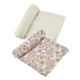 thumbnail image 1 of Gerber Baby Boy or Girl Unisex Muslins Swaddle Blanket, 2-Pack, Retro Floral, 1 of 11