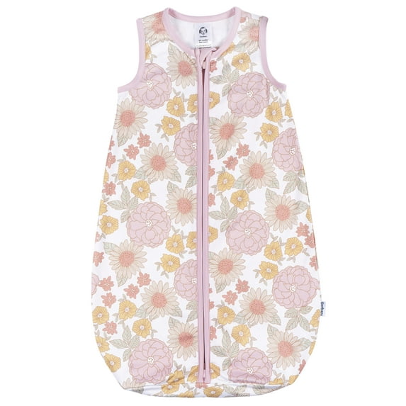 Gerber Baby Boy or Girl Unisex Sleepbag Wearable Blanket, Retro Floral