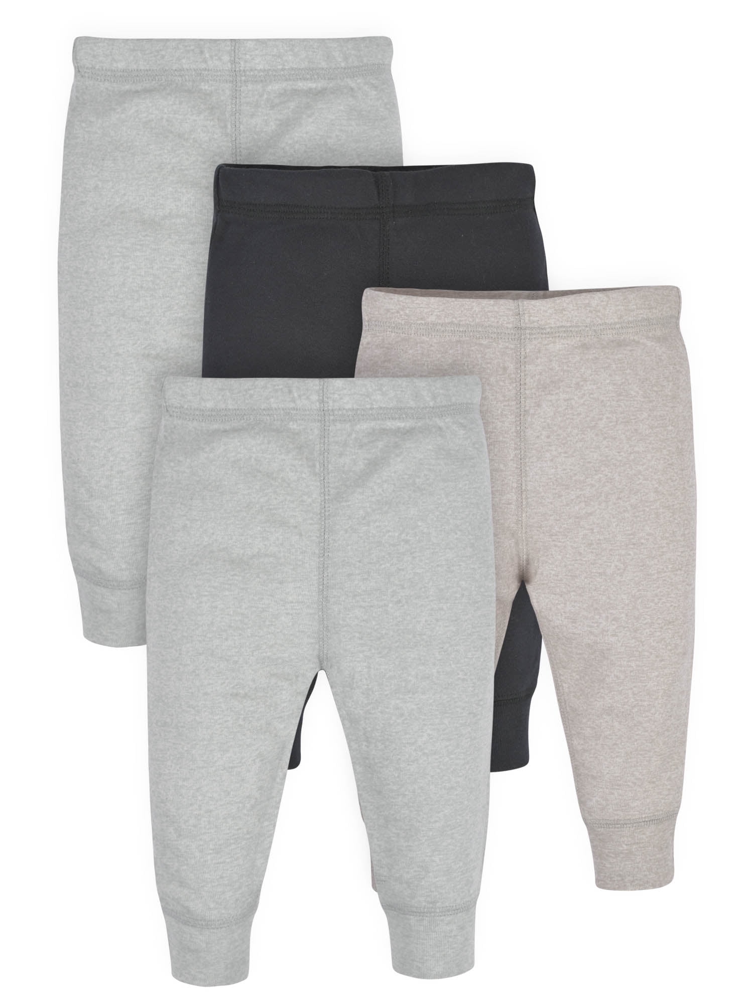 Gerber Baby Boys Active Pants, 4-Pack, (Newborn - 24 Months)