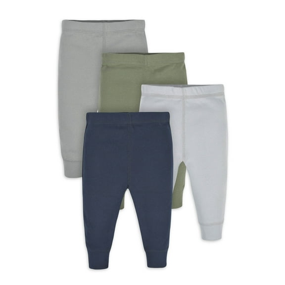 Gerber Baby Boys Essential Pants, 4-Pack, (Newborn - 24 Months)