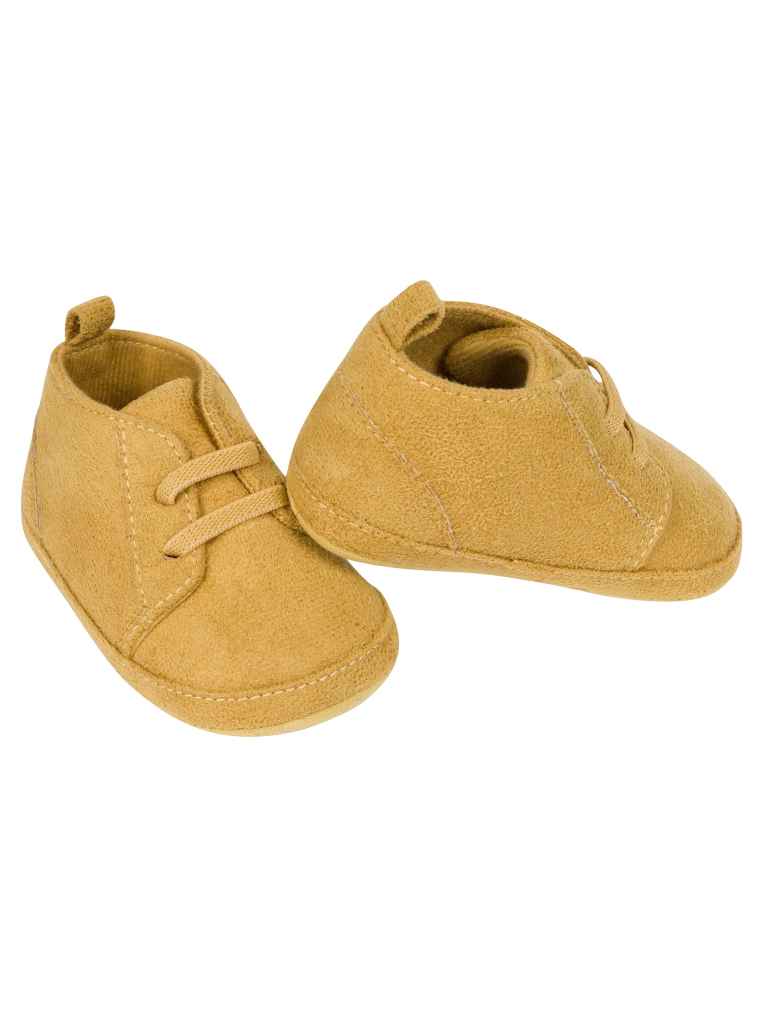 Gerber Baby Boys Faux Suede High Top Shoes, (0/3Months to 6/9 Months