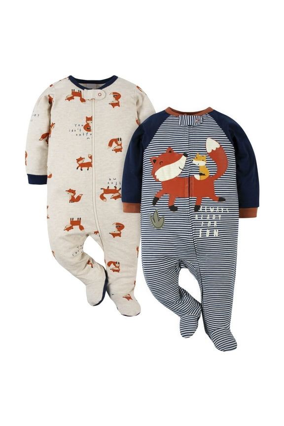 Baby Boys Sleep 'N Plays, 2 Pack, Sizes Preemie - 6-9 Months