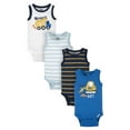 thumbnail image 1 of Gerber Baby Boys Tank Onesies Brand Bodysuits, 4-Pack, 1 of 10