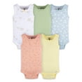 thumbnail image 1 of Gerber Baby Boys or Girls Casual Sleeveless Bodysuits, 5-Pack, Sizes 0/3 Months- 24 Months, 1 of 12