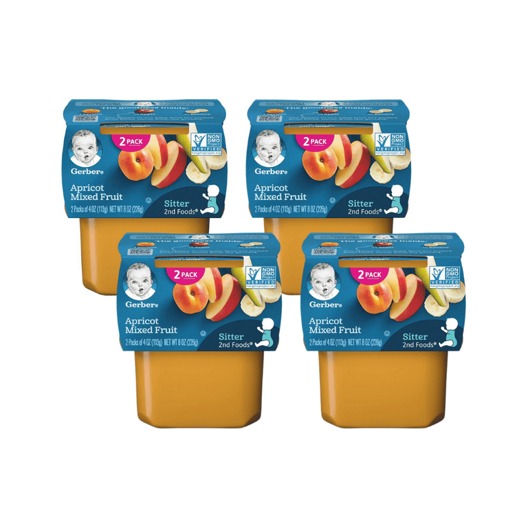 Apricot mixed fruit gerber sales