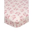 thumbnail image 1 of Gerber Baby Girl 100% Cotton Fitted Crib Sheet for Standard Crib and Toddler Mattresses, 1 of 8