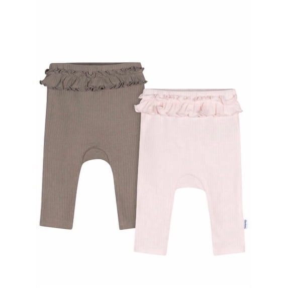 Gerber Baby Girl 2pc Pants, Sizes (Newborn-9 Months)