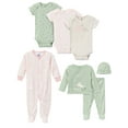 thumbnail image 1 of Gerber Baby Girl 7-Piece Gift Set, Sizes Newborn - 3/6 Months, 1 of 18
