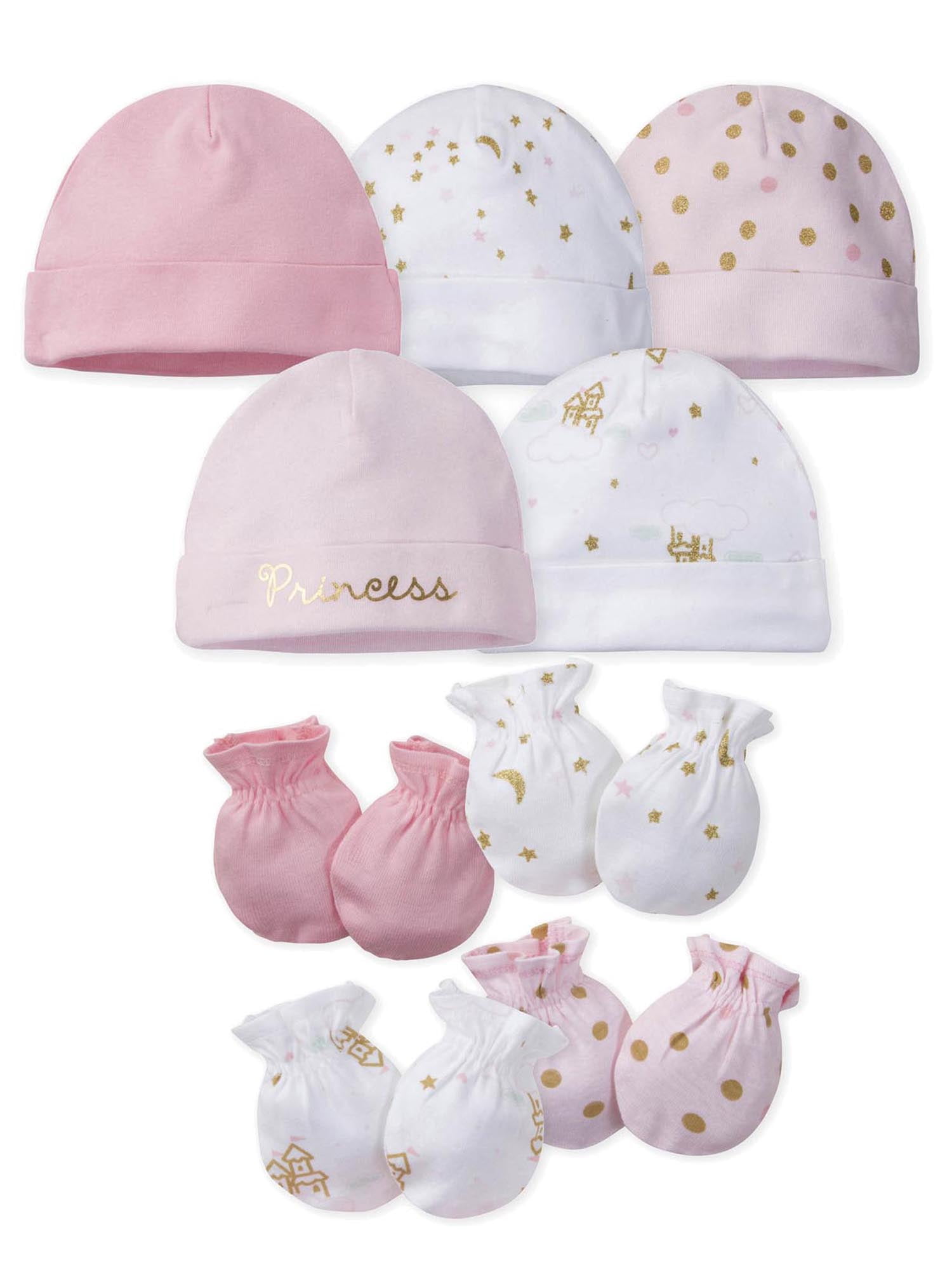 Gerber baby girl hats top
