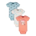 thumbnail image 1 of Gerber Baby Girl Bodysuit, 3-Pack, Sizes Preemie -12 Months, 1 of 11