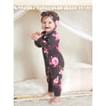 thumbnail image 1 of Gerber Baby Girl Coverall & Headband Outfit Set, 2-Piece, (Newborn - 18 Months), 1 of 13