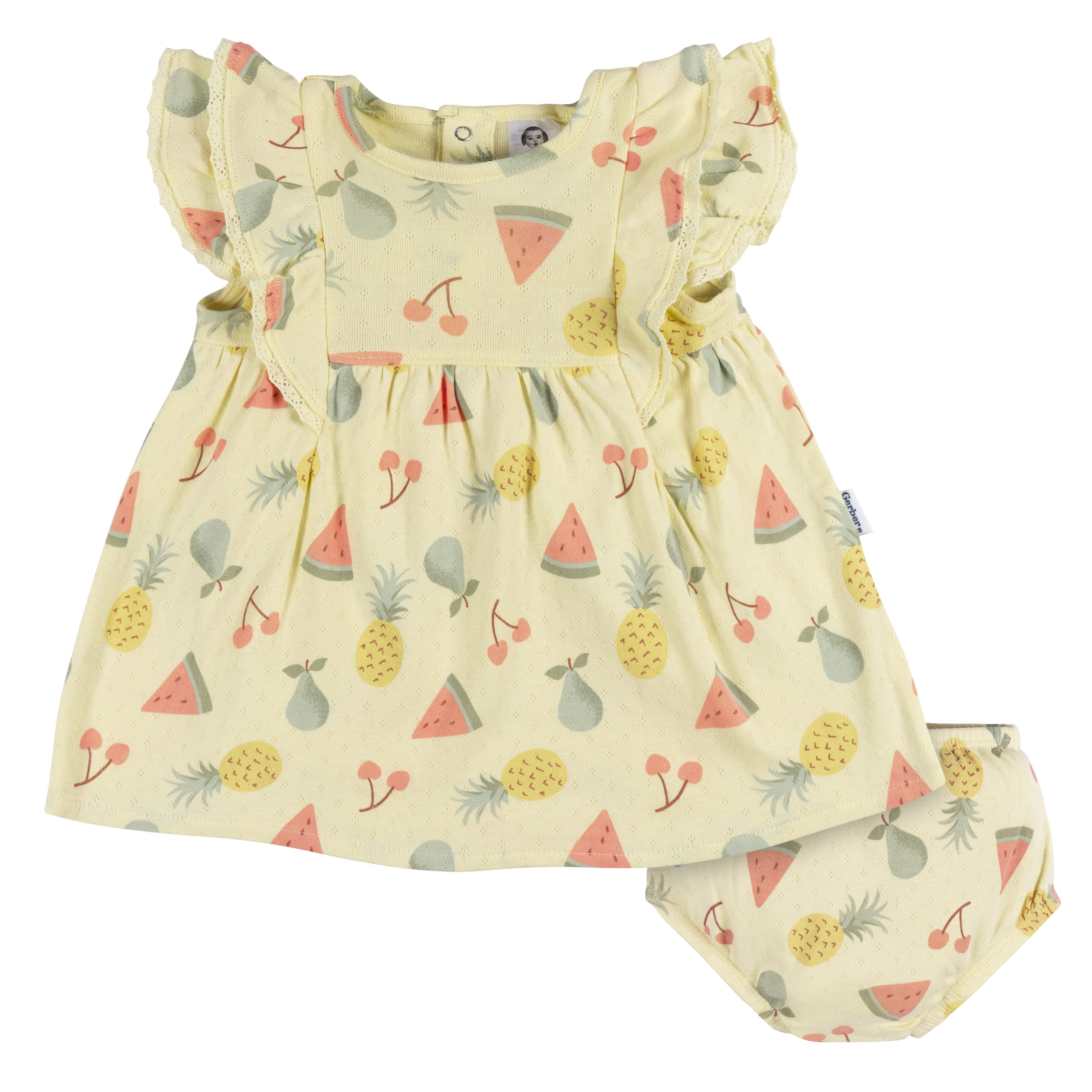 Robe Bébé Fille Avec Couche – Taille 6-9 Mois, Couleur Bleue, Marque Quiltex