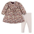 thumbnail image 1 of Gerber Baby Girl Dress and Legging Outfit Set, 2-Piece, Sizes 0/3 Months - 24 Months, 1 of 8