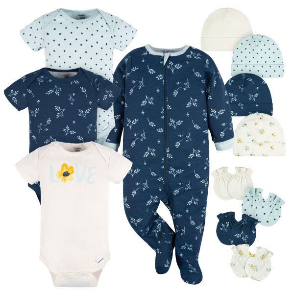 Gerber Baby Girl Layette Bundle, 12-Piece, Newborn - 6/9M - Walmart.com
