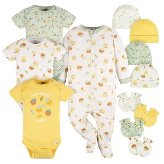 Gerber Baby Girl Layette Bundle, 12-Piece, Newborn - 6/9M