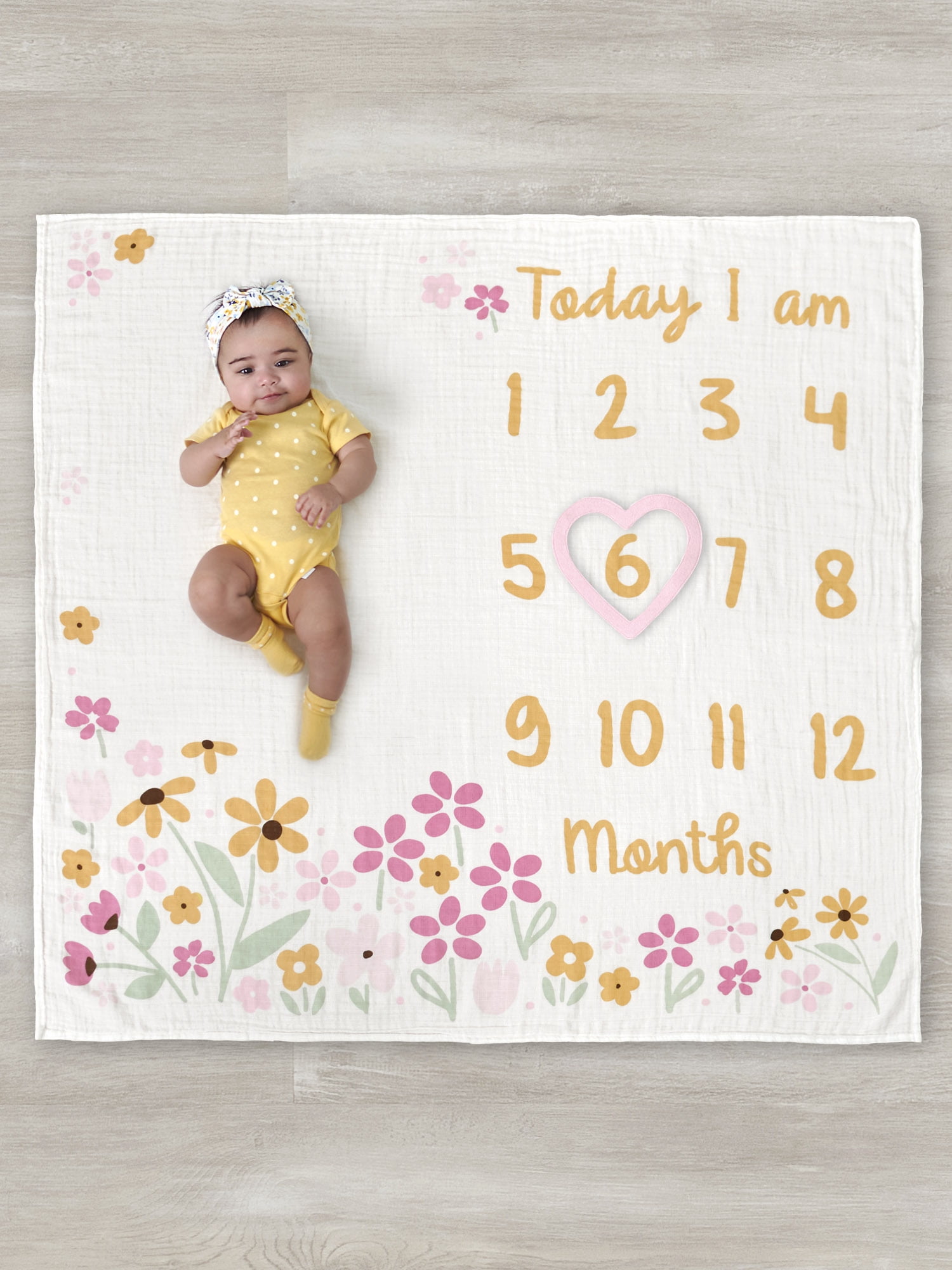 Walmart baby milestone discount blanket