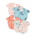 thumbnail image 1 of Gerber Baby Girl Mittens, 4-Pack, Sizes Newborn - 0/3 Months, 1 of 7