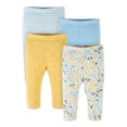 Gerber Baby Girl Pants, 4Pack (Newborn24 Months)
