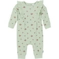 thumbnail image 1 of Gerber Baby Girl Romper with Ruffles, Sizes Newborn - 24 Months, 1 of 8