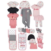 Baby Girl Shower Gift Set, 25-Piece (Newborn-0/3M)
