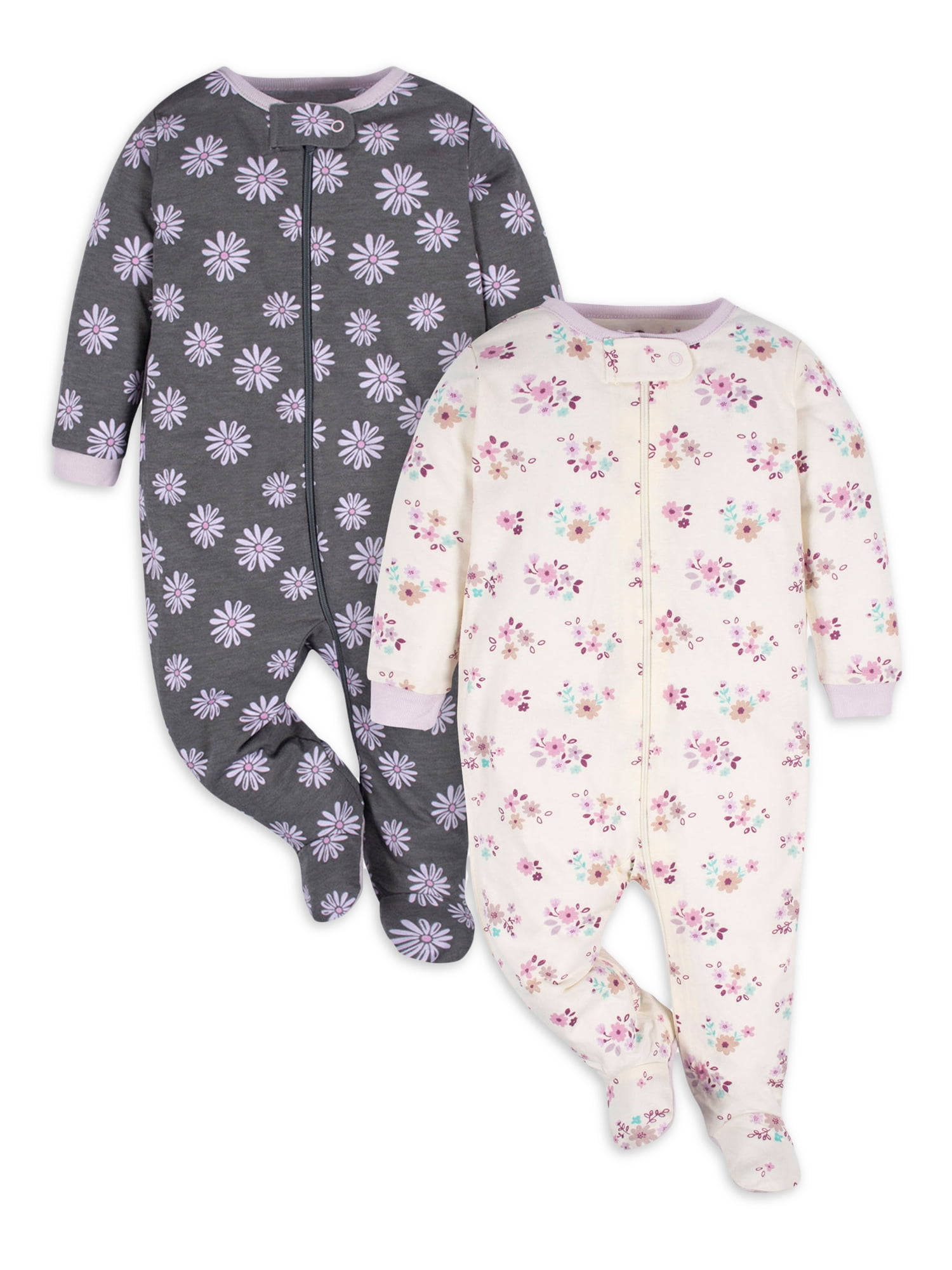 Walmart baby girl sleepers sale