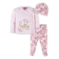 thumbnail image 1 of Gerber Baby Girl Take-Me-Home Set, 3-Piece (Preemie - 3/6M), 1 of 7