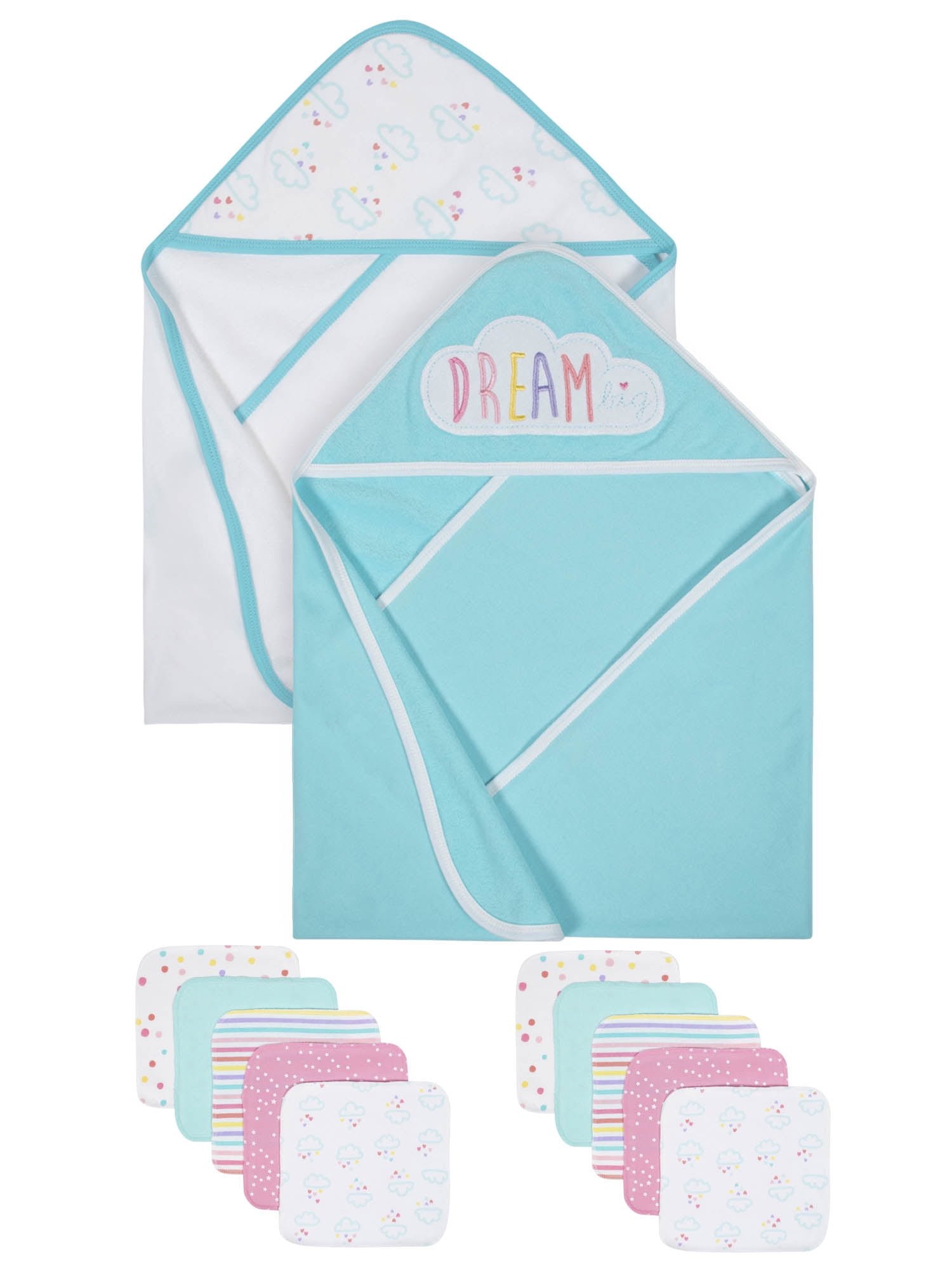 Baby 12pk Washcloth Set - Cloud Island™ White