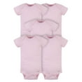 thumbnail image 1 of Gerber Baby Girl or Boy Gender Neutral Onesies Brand Cotton Rib Bodysuits, 5-Pack, 1 of 6